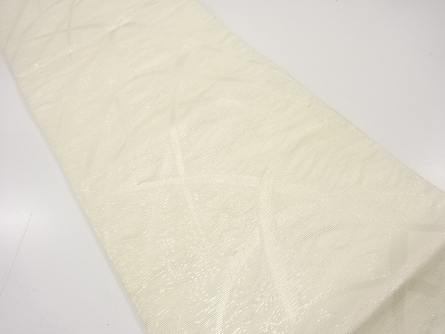 JAPANESE KIMONO / ANTIQUE SUMMER FUKURO OBI / WOVEN PLANTS